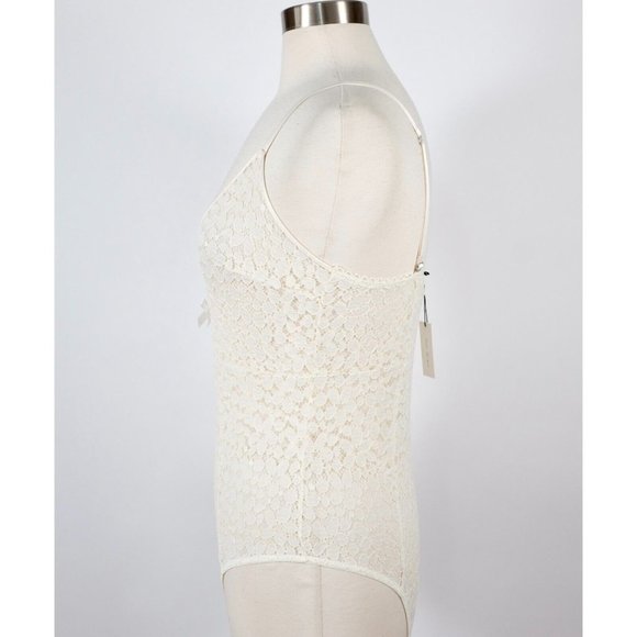 New Fleur du Mal sz L bodysuit off white ivory lace bow - Picture 8 of 12